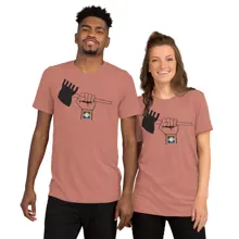 Short Sleeve T-Shirt — Mauve Triblend · Photo 12
