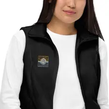 Logo Women’s Columbia Fleece Vest — Product photo 4
