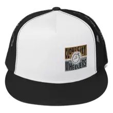 Trucker Cap — Black/ White/ Black · Photo 8