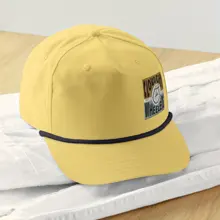 Golf Rope Cap — Yellow/Navy · Photo 2