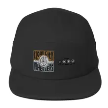 Five Panel Cap — Black · Photo 1