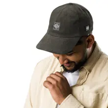 Logo Corduroy Streetwear Dad Cap — Olive · Photo 11