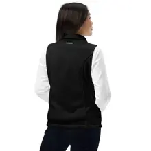 Logo Women’s Columbia Fleece Vest — Product photo 3