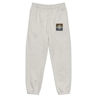 Heavyweight Sweatpants — Vintage Heather Grey · Front view