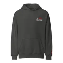 I Bike Leadville Super Heavyweight Hoodie — Asphalt · Photo 5