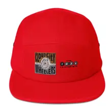 Five Panel Cap — Red · Photo 3