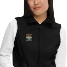Logo Women’s Columbia Fleece Vest — Product photo 2