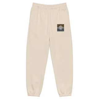 Heavyweight Sweatpants — Dust · Front view
